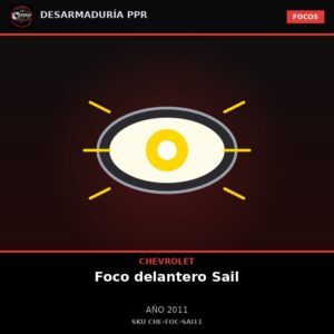 Foco delantero derecho Chevrolet Sail 2011