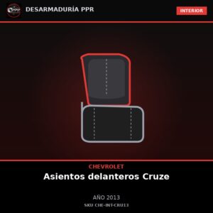 Asientos delanteros Chevrolet Cruze 2013 (par)
