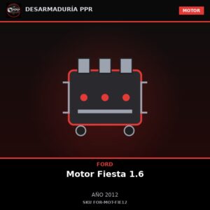 Motor Ford Fiesta 1.6 2012