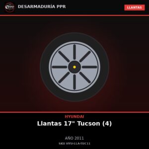 Llanta original Hyundai Tucson 17" (juego 4)