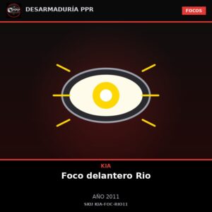 Foco delantero Kia Rio 2011 (lado izquierdo)