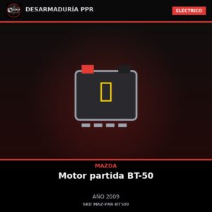 Motor de partida Mazda BT-50 2.5 2009