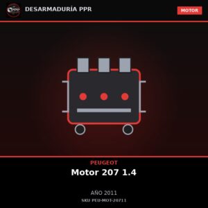 Motor Peugeot 207 1.4 2011