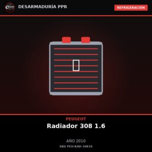 Radiador motor Peugeot 308 1.6 2010