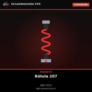 Rótula inferior Peugeot 207 2012