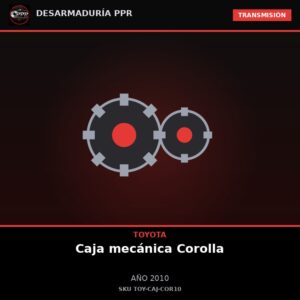 Caja de cambios mecánica Toyota Corolla 2010