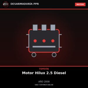 Motor Toyota Hilux 2.5 Diesel 2008