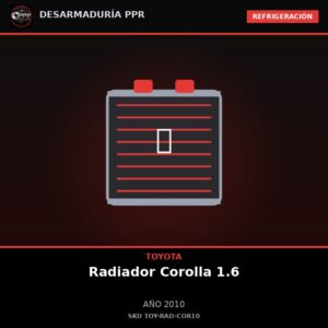 Radiador Toyota Corolla 1.6 2010